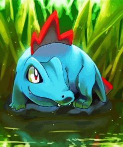 Ttodile Pokemon paint by numbers