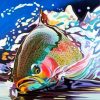 Trout Fish In The Sea - paint by numbers