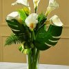 Aesthetic White CaLa Lily Flowers paint by numbers