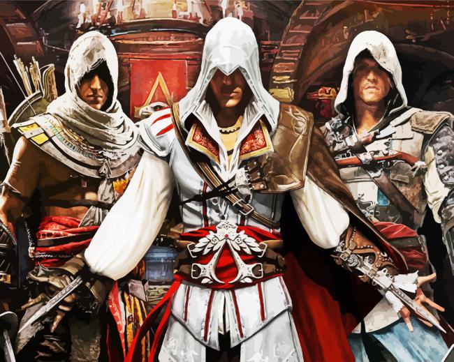 Assassins Creed paint by numbers