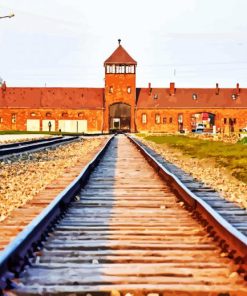 Auschwitz Concentration Camp In Poland paint by numbers