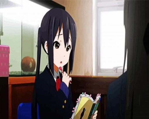Azusa Nakano Character paint by numbers