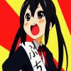 Azusa Nakano Anime Character paint by numbers