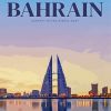 Bahrain Poster paint by numbers