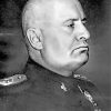 Benito Mussolini Side Profile paint by number