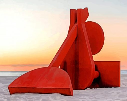 Bondi Beach Sculpture paint by numbers