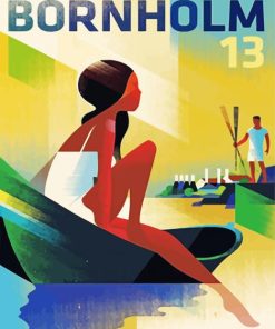 Bornholm Poster paint by numbers