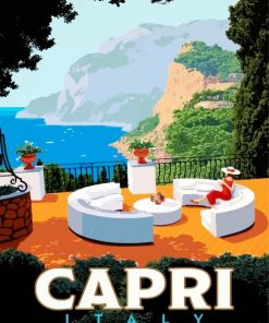 Capri Italy paint by number