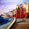Sicily Cefalu Art paint by numbers