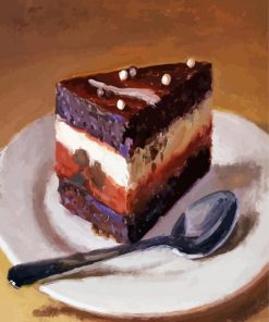 Chocolate Cake paint by number