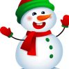 Chrismas Snow Man paint by numbers