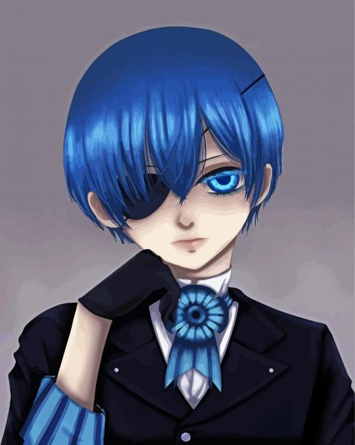 Ciel Phantomhive Anime Character paint by numbers