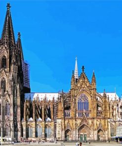 Cologne Cathedral Germany paint by numbers