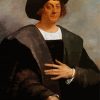 Chrisopher Columbus Portrait paint by numbers