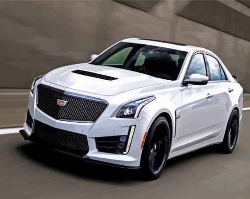 Cool Cts V Car Art paint by numbers