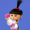 Cute Agnes Despicable Me paint by number