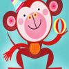 Cute Monkey paint by number