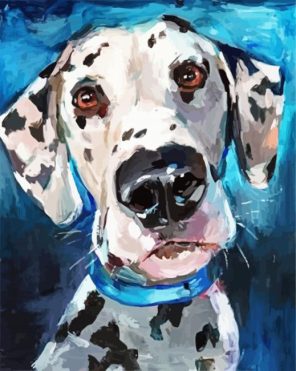 Dalmatian Dog paint by number