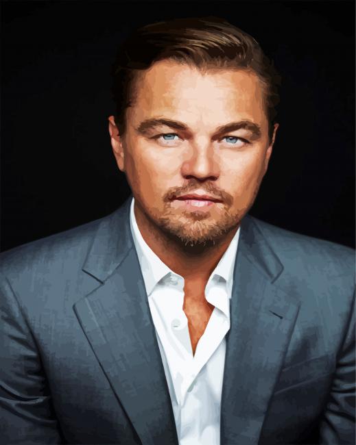 Leonardo Dicaprio paint by number