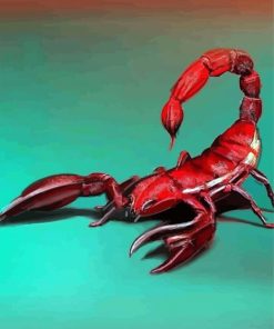 Emperor Red Scorpion paint by numbers