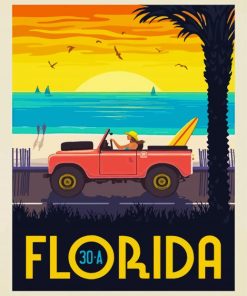 Florida paint by number