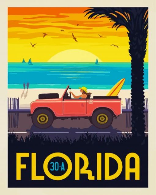 Florida paint by number