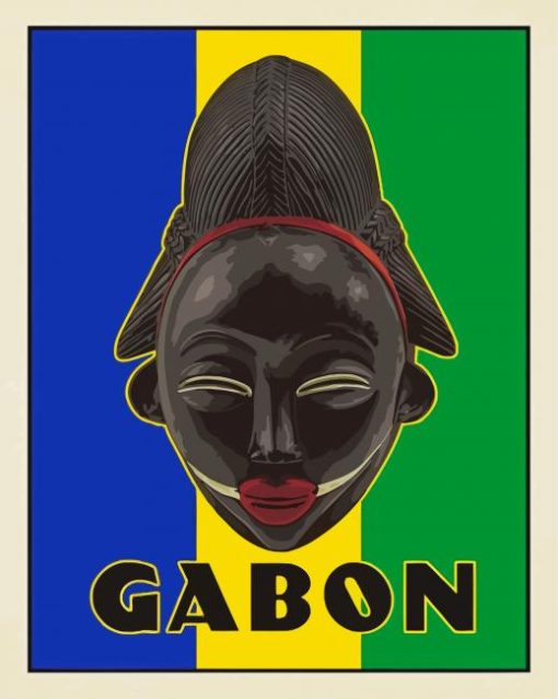 Gabon paint by number