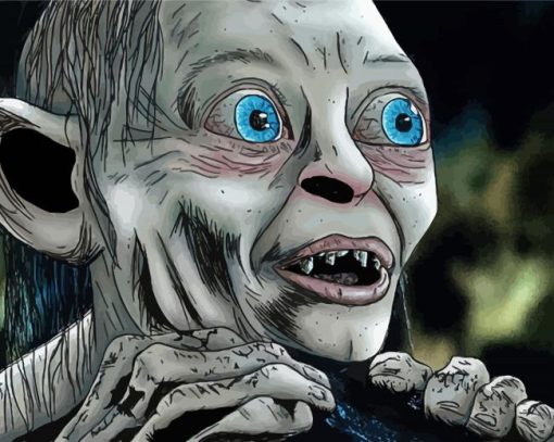 Gollum Art paint by numbers