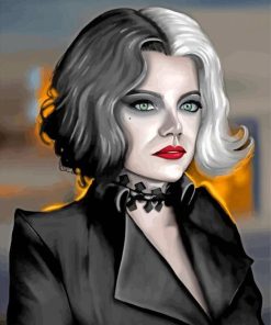 Gothic Cruella paint by number
