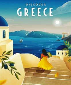 Greece paint by number