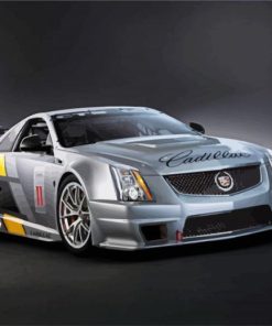 Aesthetic Grey Cadilllac Cts V paint by numbers