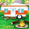 Happy Camping paint by number