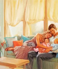 Happy Family paint by number