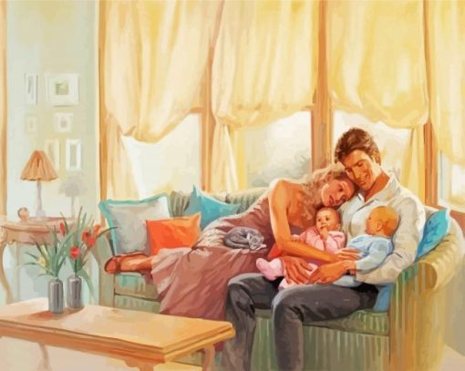 Happy Family paint by number