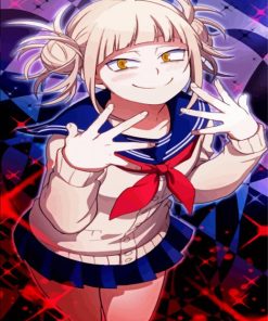 Himiko Toga Anime Character paint by numbers