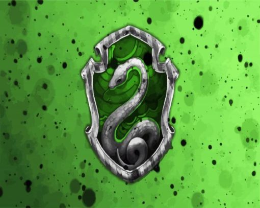 Slytherin Logo Harry Potter paint by numbers