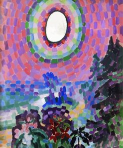 Landscape With Disc Robert Delaunay paint by numbers