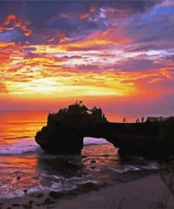 Lombok At Sunset Seascape paint by numbers