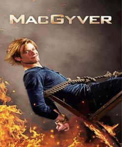 MacGyver Movie Poster paint by numbers