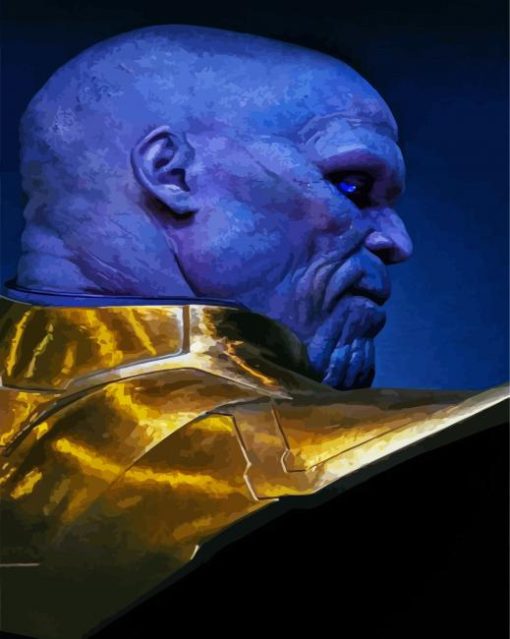 Avengers Marvel Thanos paint by numbers