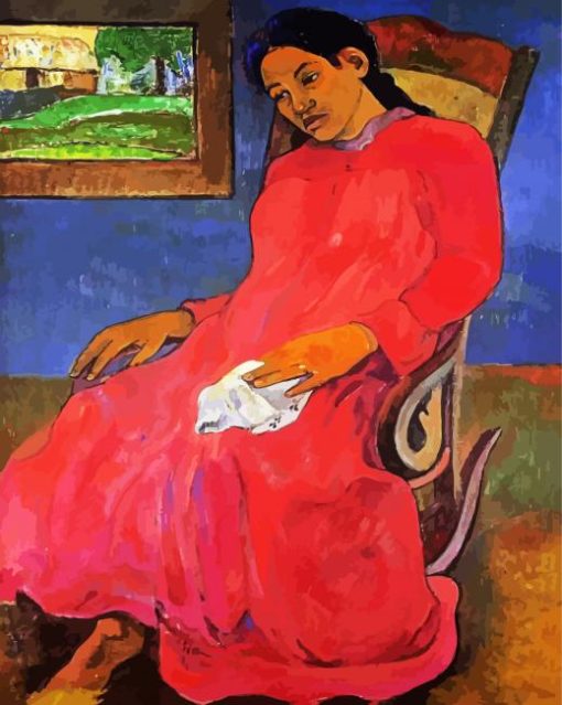 Melancholic Paul Gauguin paint by numbers