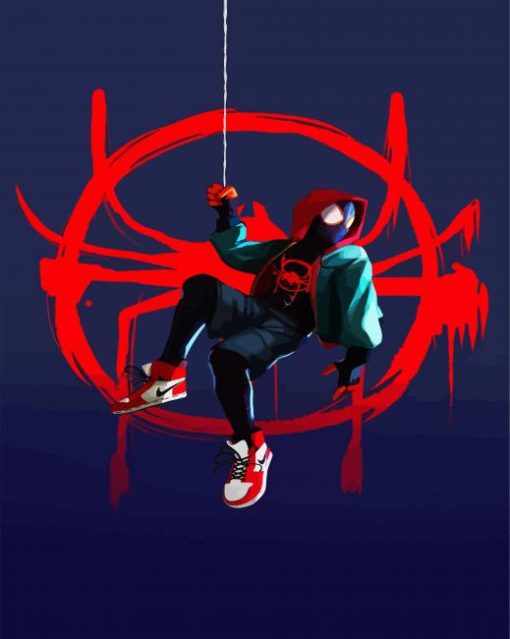 Miles Morales Spider paint by numbers