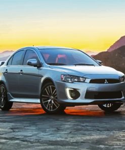 Mitsubishi Lancer Car paint by numbers