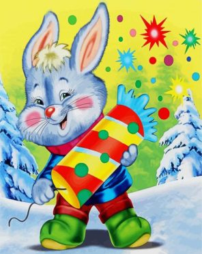 Naughty Rabbits paint by numbers