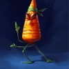 Ninja Carrot paint by number