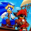 Pirate Sonic Animation paint by numbers
