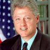 The American President Bill Clinton paint by numbers