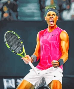 Rafael Nadal paint by number