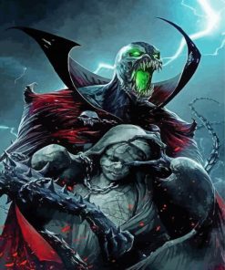Scary Spawn paint by numbers
