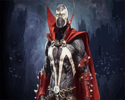Spawn The Super Villan paint by numbers